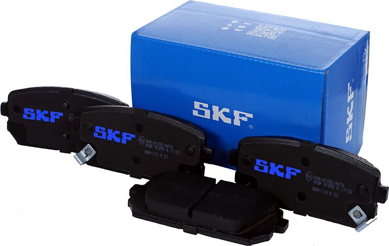 SKF VKBP 91095 A - Kit de plaquettes de frein, frein à disque cwaw.fr