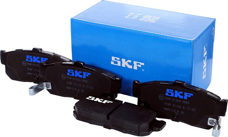 SKF VKBP 91144 A - Kit de plaquettes de frein, frein à disque cwaw.fr