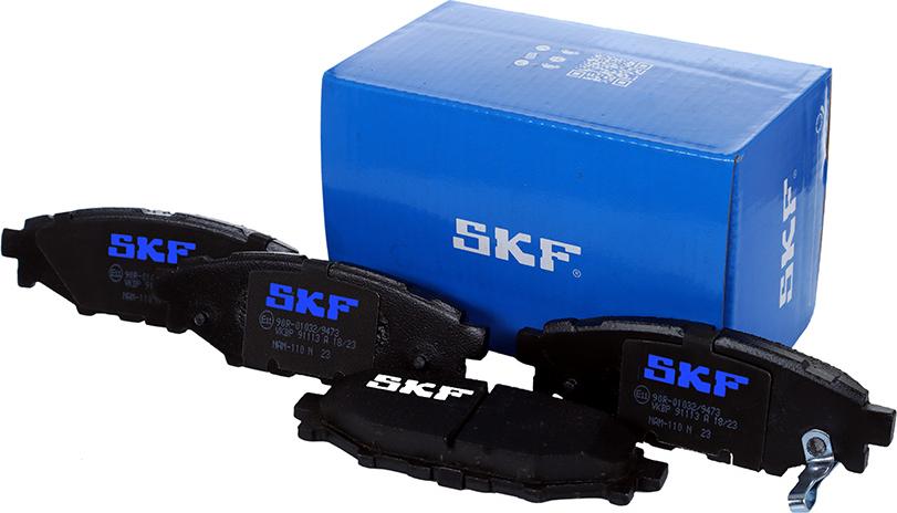 SKF VKBP 91113 A - Kit de plaquettes de frein, frein à disque cwaw.fr