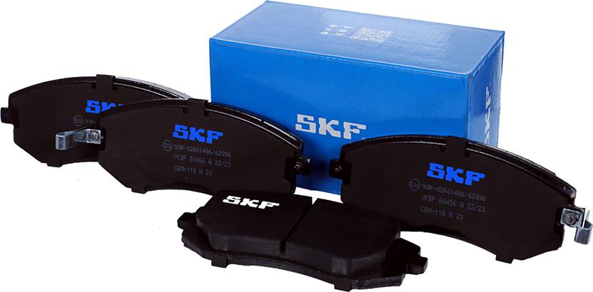 SKF VKBP 80456 A - Kit de plaquettes de frein, frein à disque cwaw.fr