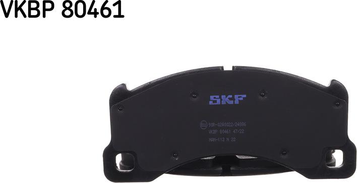 SKF VKBP 80461 - Kit de plaquettes de frein, frein à disque cwaw.fr