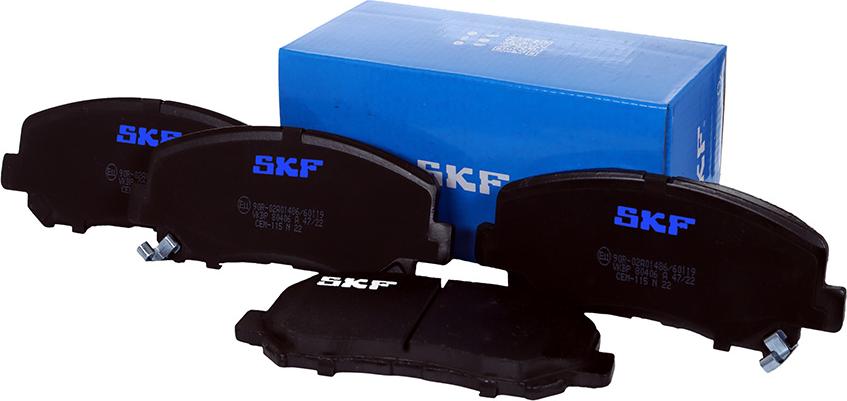 SKF VKBP 80406 A - Kit de plaquettes de frein, frein à disque cwaw.fr