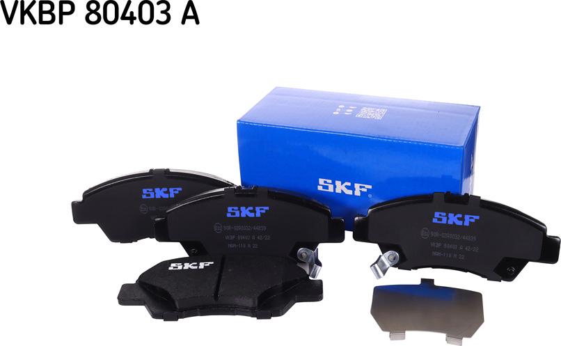 SKF VKBP 80403 A - Kit de plaquettes de frein, frein à disque cwaw.fr