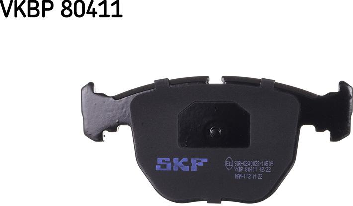 SKF VKBP 80411 - Kit de plaquettes de frein, frein à disque cwaw.fr