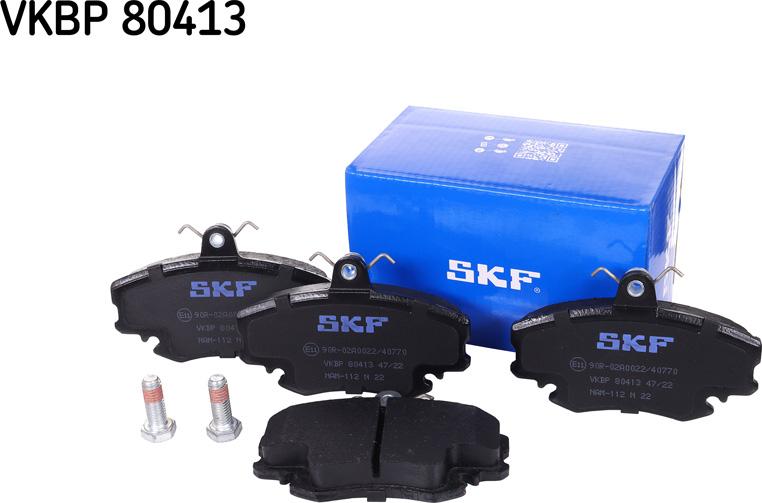 SKF VKBP 80413 - Kit de plaquettes de frein, frein à disque cwaw.fr