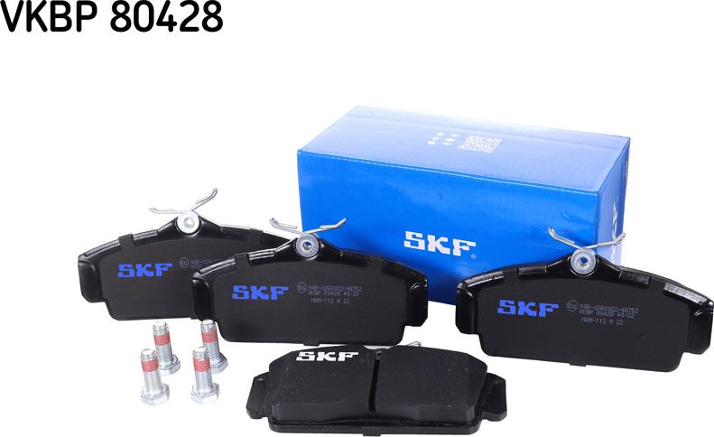 SKF VKBP 80428 - Kit de plaquettes de frein, frein à disque cwaw.fr