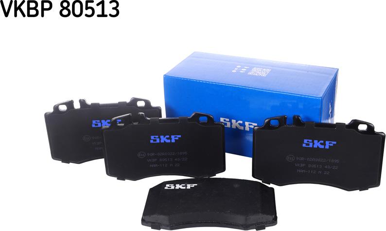 SKF VKBP 80513 - Kit de plaquettes de frein, frein à disque cwaw.fr