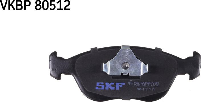 SKF VKBP 80512 - Kit de plaquettes de frein, frein à disque cwaw.fr