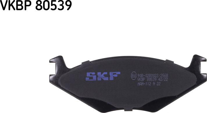 SKF VKBP 80539 - Kit de plaquettes de frein, frein à disque cwaw.fr