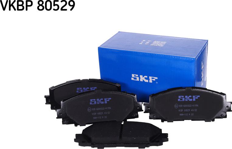 SKF VKBP 80529 - Kit de plaquettes de frein, frein à disque cwaw.fr