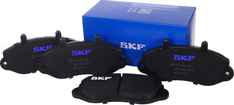 SKF VKBP 80522 - Kit de plaquettes de frein, frein à disque cwaw.fr