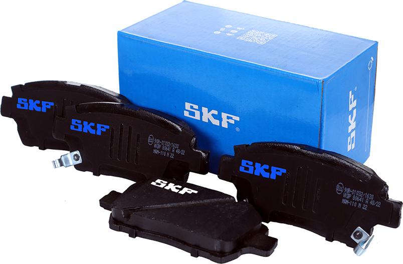 SKF VKBP 80641 A - Kit de plaquettes de frein, frein à disque cwaw.fr