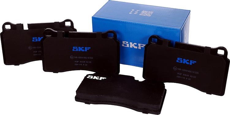 SKF VKBP 80609 - Kit de plaquettes de frein, frein à disque cwaw.fr