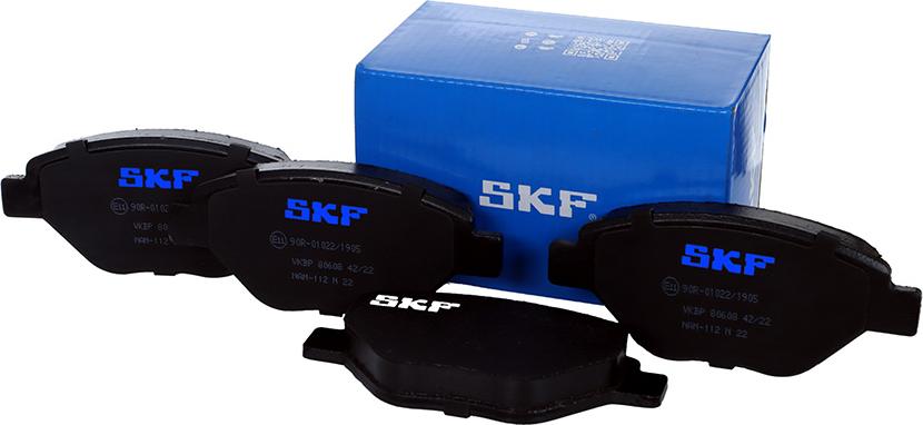 SKF VKBP 80608 - Kit de plaquettes de frein, frein à disque cwaw.fr