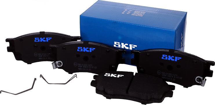 SKF VKBP 80619 A - Kit de plaquettes de frein, frein à disque cwaw.fr