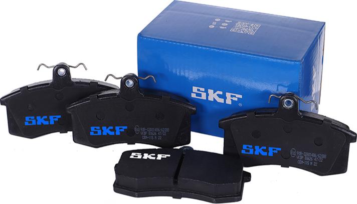 SKF VKBP 80626 - Kit de plaquettes de frein, frein à disque cwaw.fr