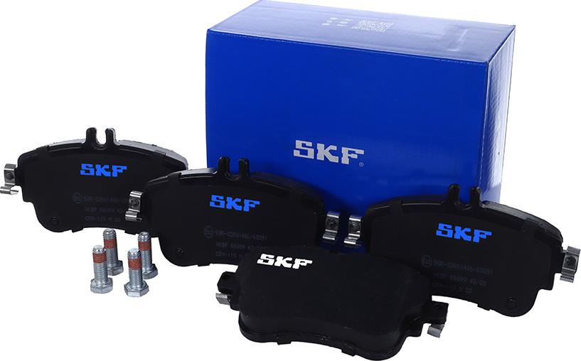 SKF VKBP 80099 - Kit de plaquettes de frein, frein à disque cwaw.fr