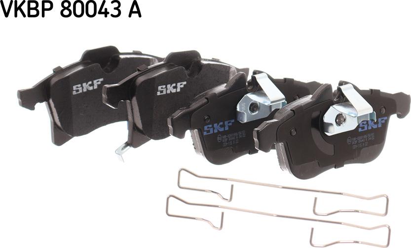 SKF VKBP 80043 A - Kit de plaquettes de frein, frein à disque cwaw.fr