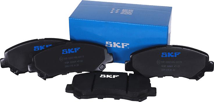 SKF VKBP 80069 - Kit de plaquettes de frein, frein à disque cwaw.fr