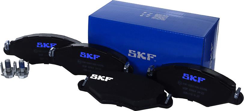 SKF VKBP 80064 - Kit de plaquettes de frein, frein à disque cwaw.fr