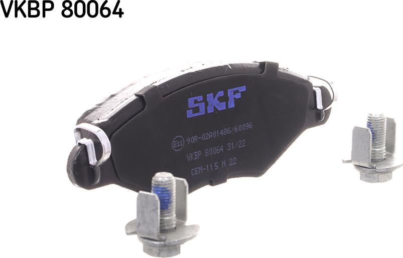 SKF VKBP 80064 - Kit de plaquettes de frein, frein à disque cwaw.fr