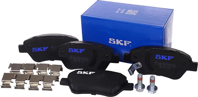 SKF VKBP 80017 A - Kit de plaquettes de frein, frein à disque cwaw.fr