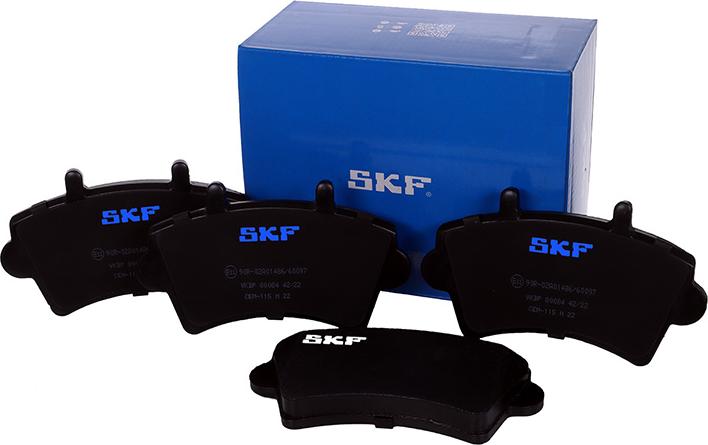 SKF VKBP 80084 - Kit de plaquettes de frein, frein à disque cwaw.fr