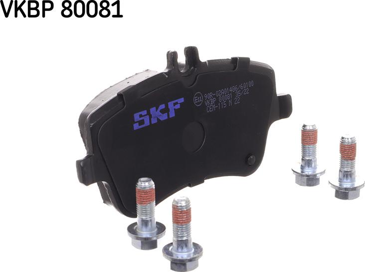 SKF VKBP 80081 - Kit de plaquettes de frein, frein à disque cwaw.fr