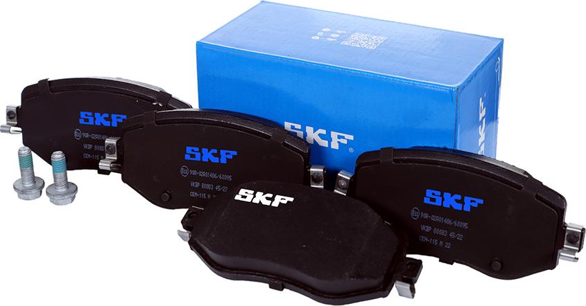 SKF VKBP 80083 - Kit de plaquettes de frein, frein à disque cwaw.fr