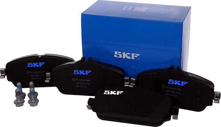 SKF VKBP 80196 - Kit de plaquettes de frein, frein à disque cwaw.fr