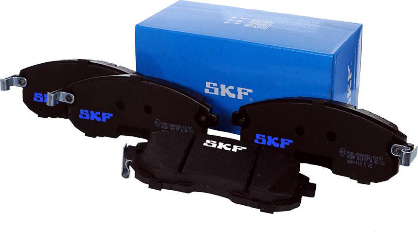 SKF VKBP 80197 A - Kit de plaquettes de frein, frein à disque cwaw.fr