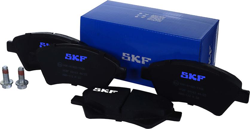 SKF VKBP 80163 - Kit de plaquettes de frein, frein à disque cwaw.fr