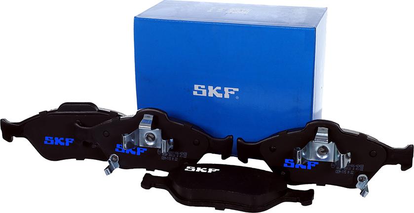 SKF VKBP 80131 A - Kit de plaquettes de frein, frein à disque cwaw.fr