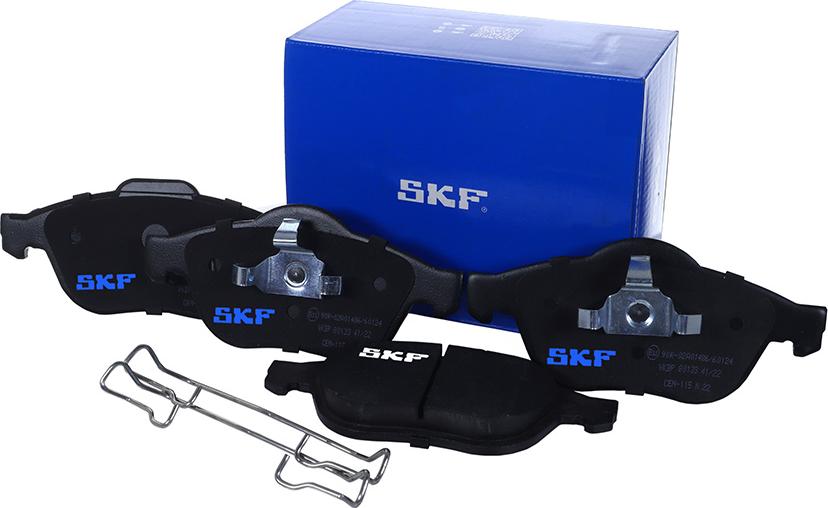 SKF VKBP 80133 - Kit de plaquettes de frein, frein à disque cwaw.fr