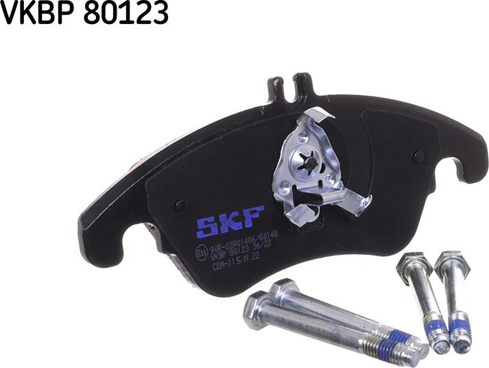 SKF VKBP 80123 - Kit de plaquettes de frein, frein à disque cwaw.fr