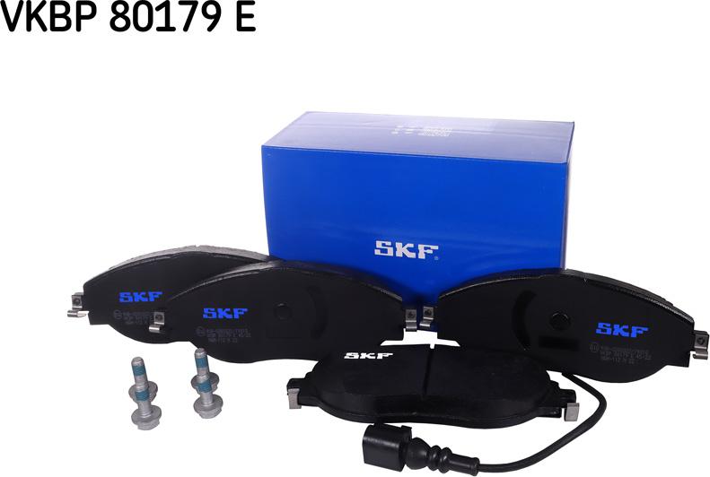 SKF VKBP 80179 E - Kit de plaquettes de frein, frein à disque cwaw.fr