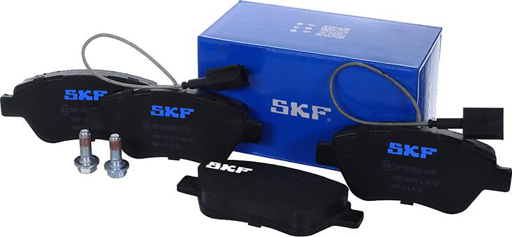 SKF VKBP 80173 E - Kit de plaquettes de frein, frein à disque cwaw.fr