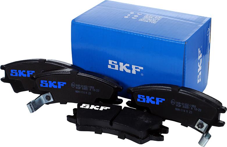 SKF VKBP 80881 A - Kit de plaquettes de frein, frein à disque cwaw.fr