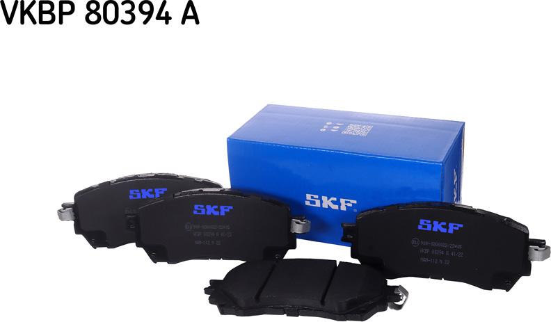 SKF VKBP 80394 A - Kit de plaquettes de frein, frein à disque cwaw.fr