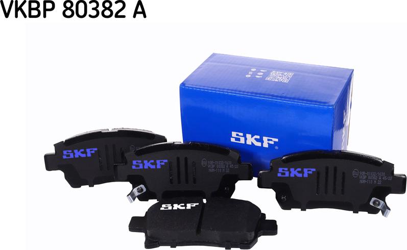 SKF VKBP 80382 A - Kit de plaquettes de frein, frein à disque cwaw.fr