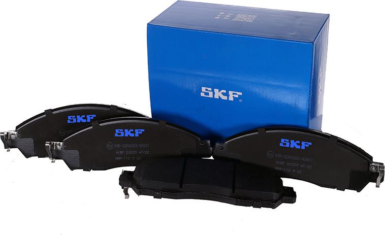 SKF VKBP 80339 - Kit de plaquettes de frein, frein à disque cwaw.fr