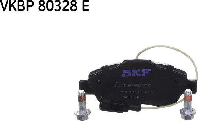 SKF VKBP 80328 E - Kit de plaquettes de frein, frein à disque cwaw.fr