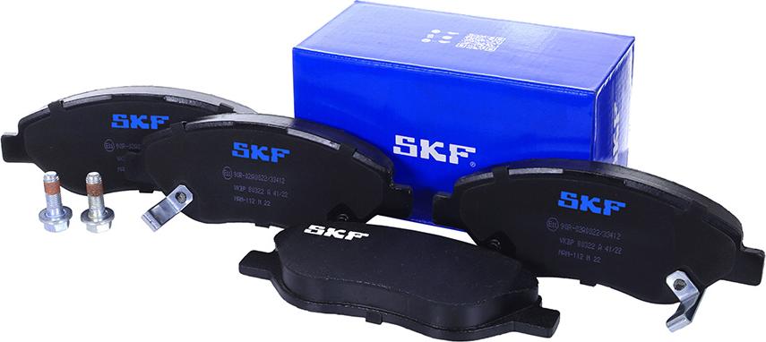 SKF VKBP 80322 A - Kit de plaquettes de frein, frein à disque cwaw.fr