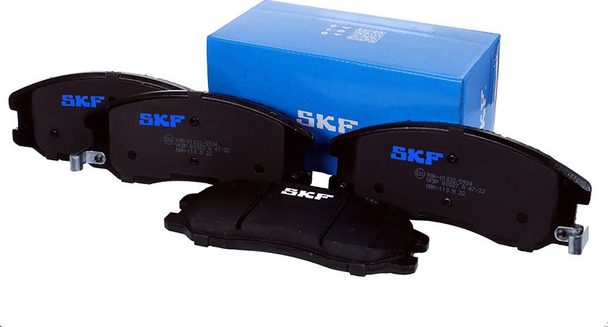 SKF VKBP 80327 A - Kit de plaquettes de frein, frein à disque cwaw.fr