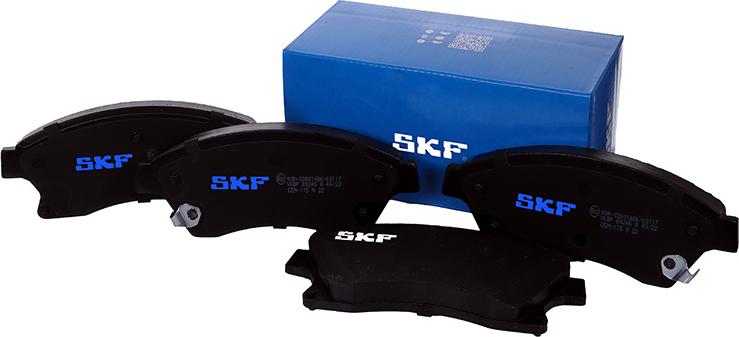 SKF VKBP 80245 A - Kit de plaquettes de frein, frein à disque cwaw.fr