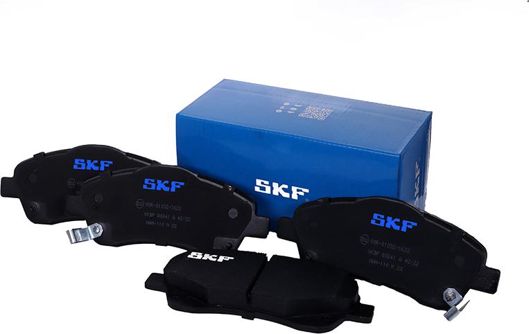 SKF VKBP 80241 A - Kit de plaquettes de frein, frein à disque cwaw.fr