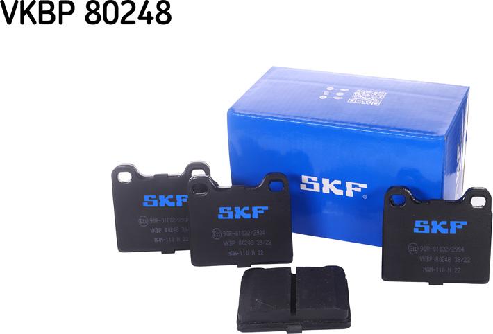 SKF VKBP 80248 - Kit de plaquettes de frein, frein à disque cwaw.fr