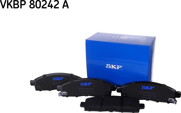 SKF VKBP 80242 A - Kit de plaquettes de frein, frein à disque cwaw.fr