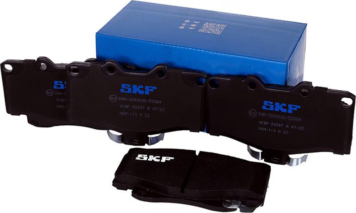 SKF VKBP 80247 A - Kit de plaquettes de frein, frein à disque cwaw.fr