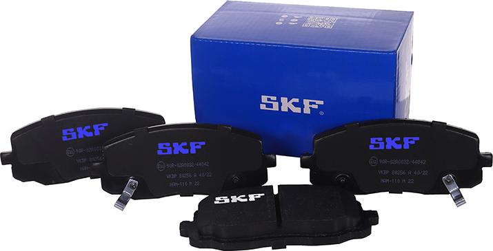 SKF VKBP 80256 A - Kit de plaquettes de frein, frein à disque cwaw.fr